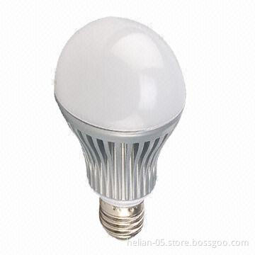 High brightness E27 5W LED bulb, CE certified, RoHS Directive-compliant